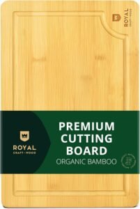ROYAL CRAFT WOOD Bamboo Cutting Board – Built for Function 15 WOOD Wooden Cutting Board